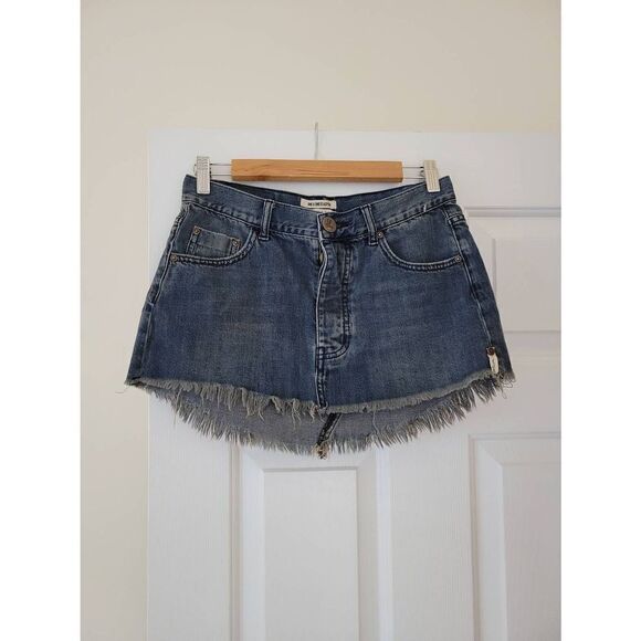 One teaspoon junkyard denim mini skirts - Picture 2 of 9